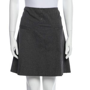 Mayle Barney's New York grey mini skirt a-line